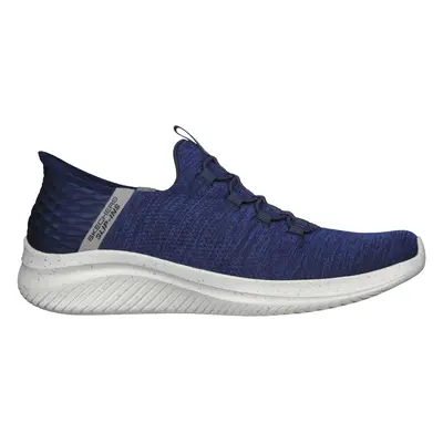 Skechers Men's Slip-ins: Ultra Flex 3.0 - Right Away Sneaker in Navy Blue, Size | Textile/Synthe