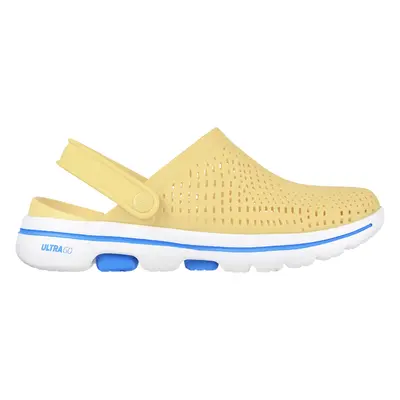 Skechers Women's Foamies: GoWalk - Astonished Mule in Yellow | Synthetic, Machine Washable