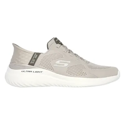 Skechers Men's Slip-ins: Bounder 2.0 - Emerged Sneaker in Taupe, Size | Textile/Synthetic, Vegan