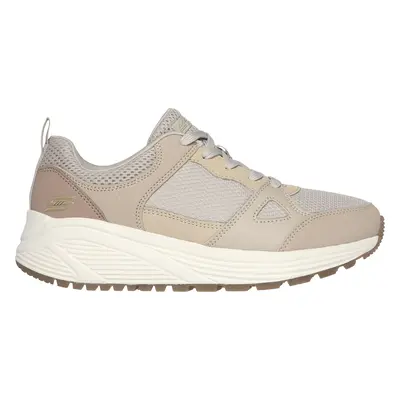 Skechers Women's BOBS Sport Sparrow 2.0 - Retro Clean Sneaker in Taupe, Size | Synthetic/Textile