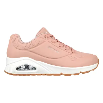 Skechers Women's Uno - Stand on Air Sneaker in Blush Pink, Size | Textile/Synthetic