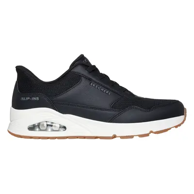 Skechers Men's Slip-ins: Uno - Banksia Sneaker in Black, Size | Synthetic/Textile