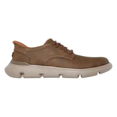 Skechers Men's Slip-ins: Garza - Duran Sneaker in Taupe, Size | Leather/Synthetic