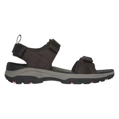 Skechers Men's Relaxed Fit: Tresmen - Ryer Sandals in Chocolate, Size | Textile/Synthetic, Vegan