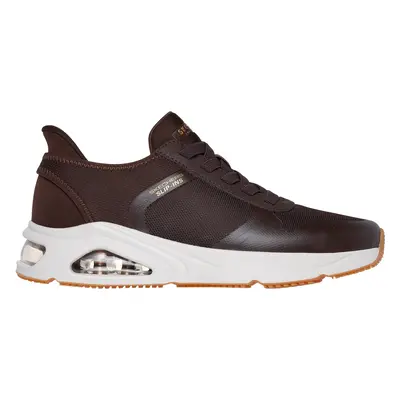 Skechers Men's Slip-ins: Tres-Air Uno - Necessairy Sneaker in Chocolate, Size | Textile/Syntheti