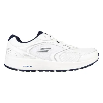 Skechers Men's GO RUN Consistent - Specie Shoes in White/Navy Blue, Size | Leather/Textile