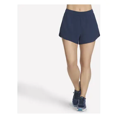 Skechers Women's Performance Inch Hybrid Short in Navy Blue, Size | Polyester/Spandex