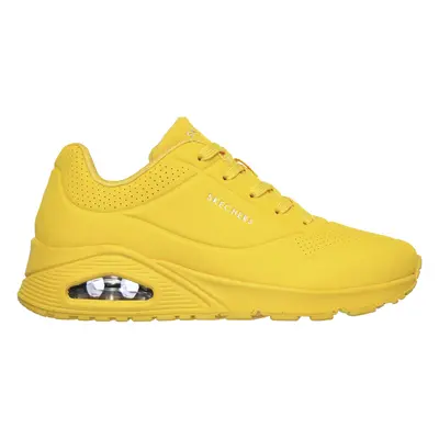 Skechers Women's Uno - Stand on Air Sneaker in Yellow, Size | Textile/Synthetic