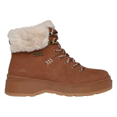 Skechers Women's Park City Boots in Chestnut, Size | Synthetic/Textile/Metal