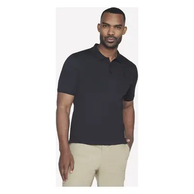 Skechers Men's Off Duty Polo T-Shirt in Black, Size Large | Organic Cotton/Polyester