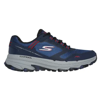 Skechers Men's GO RUN Trail Altitude 2.0 Sneaker in Navy Blue/Red, Size | Leather/Synthetic/Text