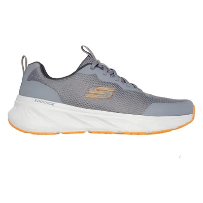 Skechers Men's Edgeride - Rekze Sneaker in Gray/Orange, Size | Textile/Synthetic, Vegan, Machine