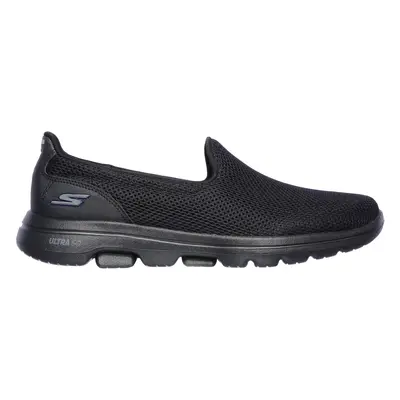 Skechers Women's GoWalk Slip-On Shoes in Black, Size | Textile/Synthetic, Machine Washable