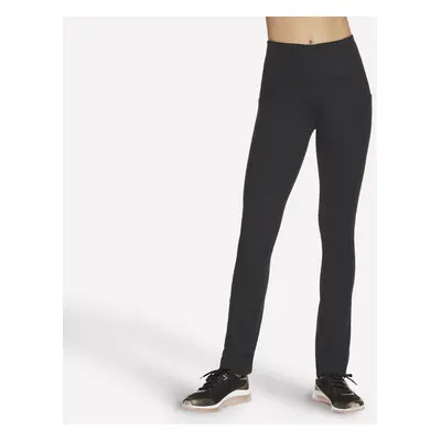 Skechers Women's GO WALK Joy Pant Petite Length in Black, Size Large | Nylon/Spandex