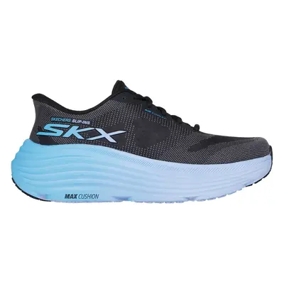 Skechers Women's Slip-ins: Max Cushioning Endeavour - Hallandale Sneaker in Black/Blue, Size | T