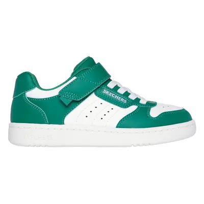 Skechers Boy's Quick Street Sneaker in Green/White, Size | Synthetic/Textile, Machine Washable