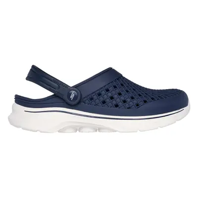 Skechers Men's Foamies: GO WALK - Ambition Mule in Navy Blue/White, Size | Synthetic, Machine Wa