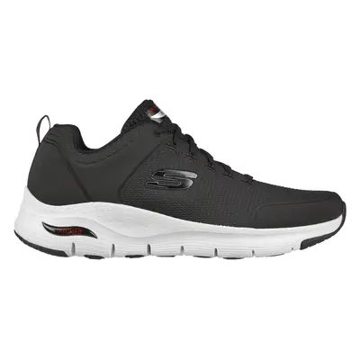 Skechers Men's Arch Fit - Titan Sneaker in Black/White, Size | Textile/Synthetic, Vegan, Machine