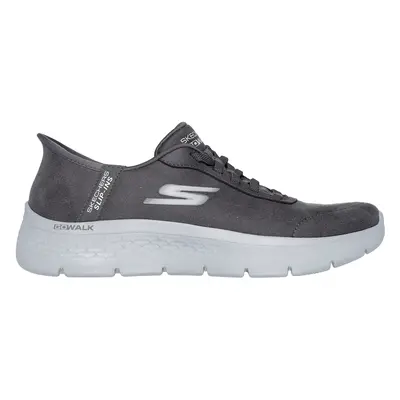 Skechers Women's Slip-ins: GO WALK Flex - Mali Sneaker in Charcoal, Size | Textile/Synthetic, Ve