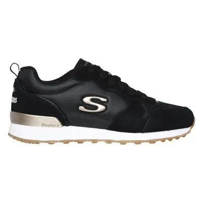 Skechers Women's OG - Goldn Gurl Sneaker in Black | Leather/Textile/Synthetic