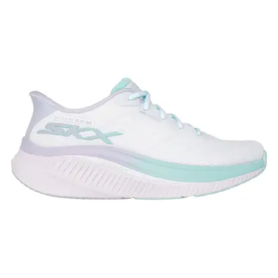 Skechers Women's Slip-ins: GO WALK Max Cushioning Arch Fit - Areena Sneaker in White/Mint, Size 