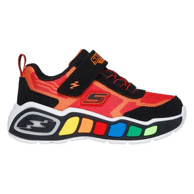 Skechers Play Scene - Storm Brights Sneaker in Black/Red, Size | Textile/Synthetic