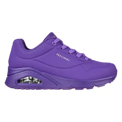 Skechers Women's Uno - Night Shades Sneaker in Purple, Size | Synthetic/Textile