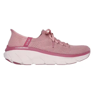 Skechers Women's Slip-ins Relaxed Fit: D'Lux Walker 2.0 - Thrill Movement Sneaker in Dark Mauve,