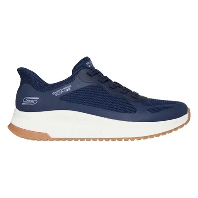 Skechers Women's Slip-ins: BOBS Squad - Staple Look Sneaker in Navy Blue, Size | Textile/Synthet