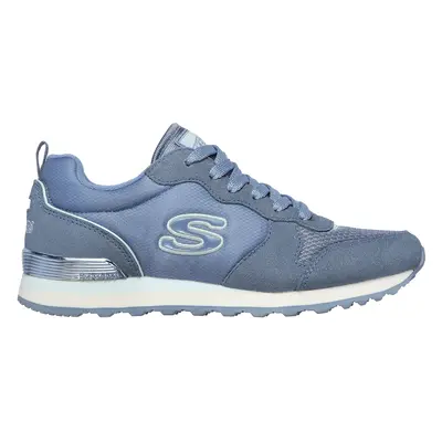 Skechers Women's OG - Step N Fly Sneaker in Slate, Size | Leather/Textile/Synthetic