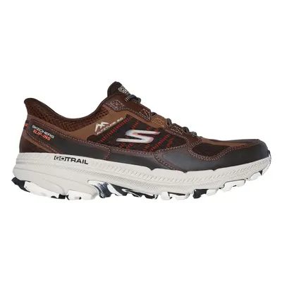 Skechers Men's Slip-ins: GO RUN Trail Altitude 2.0 - Rocky Hill Sneaker in Brown/Orange, Size | 