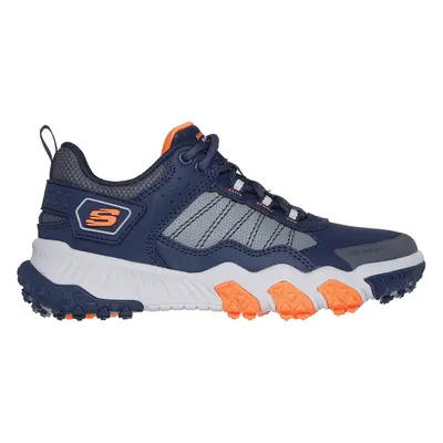 Skechers Boy's Elite Sport Field Sneaker in Navy Blue/Charcoal, Size | Synthetic/Textile, Machin