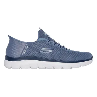 Skechers Men's Slip-ins: Summits - High Range Sneaker in Slate, Size | Textile/Synthetic, Vegan,