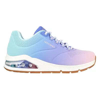 Skechers Women's Uno - Ombre Away Sneaker in Blue, Size | Synthetic/Textile, Vegan