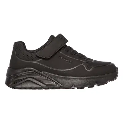 Skechers Boy's Uno Lite - Vendox Sneaker in Black, Size | Synthetic/Textile, Machine Washable