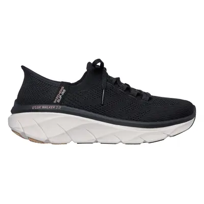 Skechers Women's Slip-ins Relaxed Fit: D'Lux Walker 2.0 - Thrill Movement Sneaker in Black/Tan, 