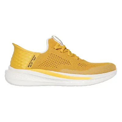 Skechers Men's Slip-ins RF: Slade - Quinto Sneaker in Yellow, Size | Textile, Vegan, Machine Was