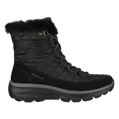 Skechers Women's Relaxed Fit: Easy Going - Moro Street Boots in Black, Size | Textile/Synthetic