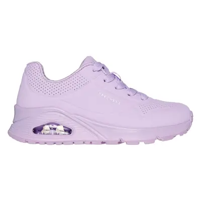 Skechers Girls Uno Gen1 - Neon Glow Sneaker in Lavender, Size | Synthetic