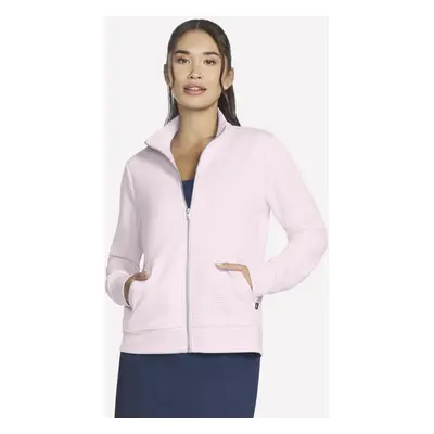 Skechers Women's The Hoodless Hoodie GO WALK Everywhere Jacket in Lilac, Size Small | Polyester