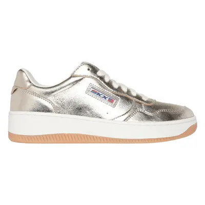 Skechers Women's Sport Court 2.0 - Much Metallic Sneaker in Gold, Size | Textile