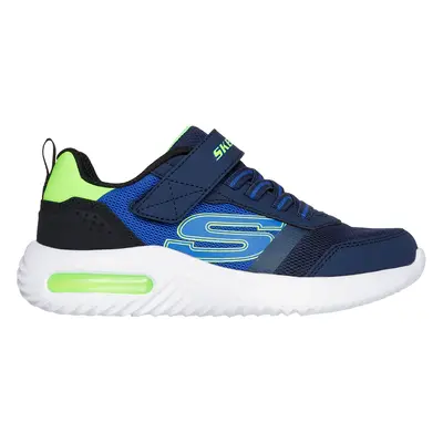 Skechers Boy's Bounder-Tech - Ultravoid Sneaker in Navy Blue/Lime, Size | Synthetic/Textile, Mac