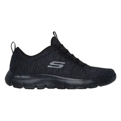 Skechers Men's Summits - Sorenz Sneaker in Black, Size | Textile/Synthetic, Vegan, Machine Washa