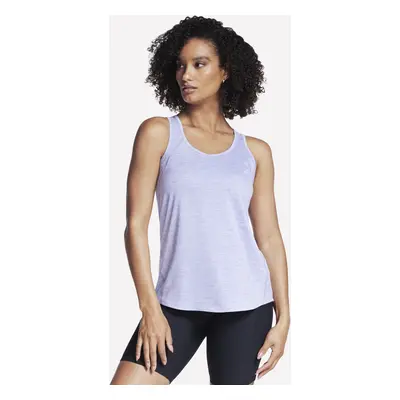 Skechers Women's GO DRI Swift Performance Tank Top in Lavender/Light Pink, Size | Polyester/Span