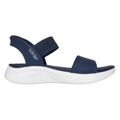 Skechers Women's Slip-ins: Ultra Flex 3.0 - Summerville Sandals in Navy Blue, Size | Synthetic/T