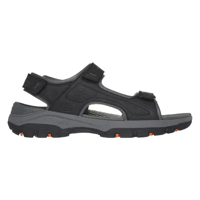 Skechers Men's Relaxed Fit: Tresmen - Garo Sandals in Black, Size | Synthetic, Vegan