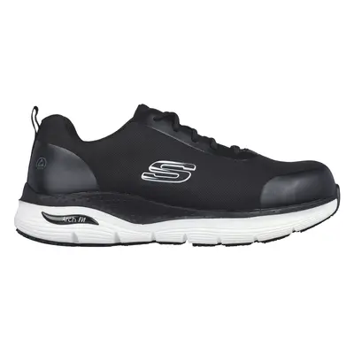 Skechers Men's Work: Arch Fit SR - Ringstap Sneaker in Black/White, Size | Textile/Synthetic