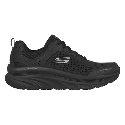 Skechers Women's Relaxed Fit: D'Lux Walker - Infinite Motion Sneaker in Black, Size | Leather/Te