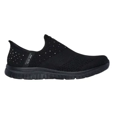 Skechers Women's Slip-ins: Virtue - Starlight Sneaker in Black, Size | Textile/Synthetic, Vegan