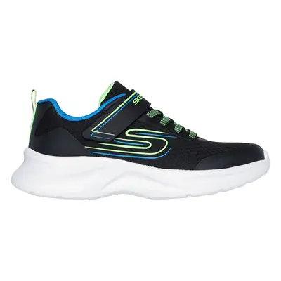 Skechers Boy's Dynamatic - Swift Tread Sneaker in Black/Lime, Size | Textile/Synthetic, Machine 